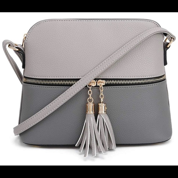 Handbags - Light weight medium crossbody bag with tassel
